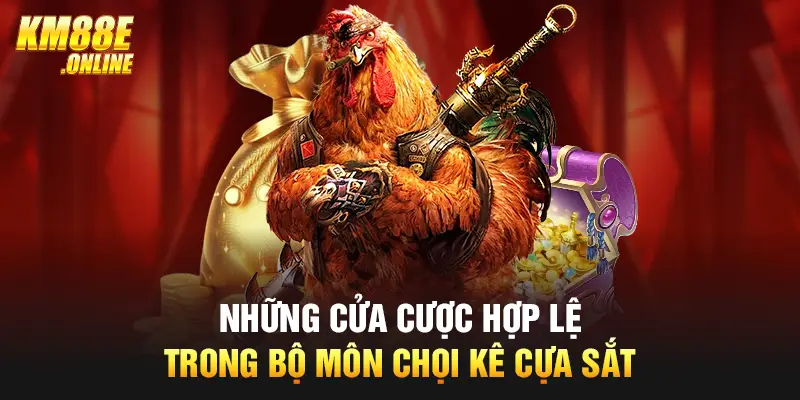 Những cửa cược hợp lệ trong bộ môn chọi kê cựa sắt